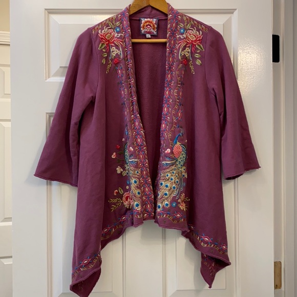 NWOT Johnny Was Embroidered Kimono, Small - Picture 1 of 6